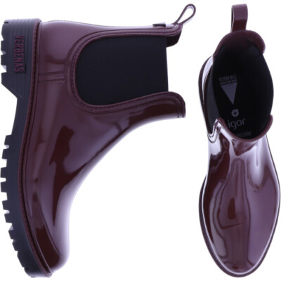 Verbenas | Gaudí Brillo | Burdeos-Bordeaux Lack | Damen Gummistiefel | Chelsea B