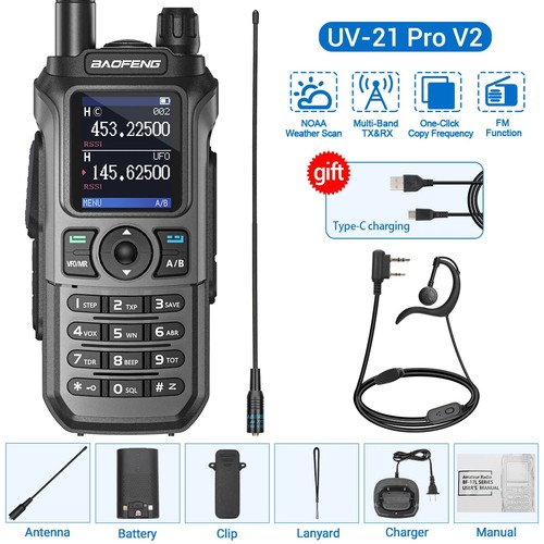 Bezprzewodowe pasmo częstotliwości kopiowania Mutli Potężne dalekiego zasięgu UV-5R dwukierunkowe radio szynkowe - Zdjęcie 9 z 36