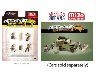 American Diorama 1:64 Mijo Exclusives Off Road Adventure ll Figure AD-76496-4I