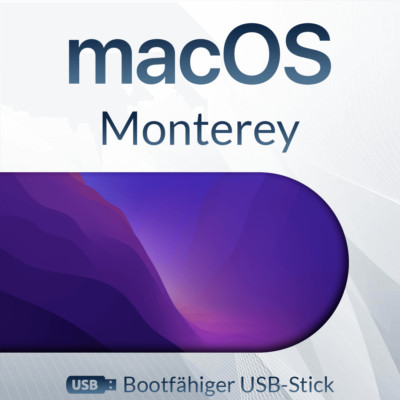 macOS 12 Monterey Bootfähiger USB-Stick Neuinstallation Reparatur mac Apple