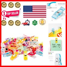Multipurpose Sewing Clips, 100 Pcs Plastic Fabric Clips Supplies, Perfect Al...