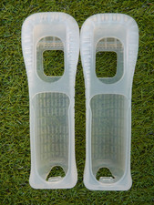2 x Nintendo Wii Official Clear Silicone Jackets (for Nintendo Wii controller)