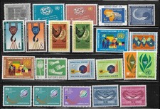 United Nations, 22 different, MNH, btwn #84 & #144, Issued 1960-1965, CV= $5.55
