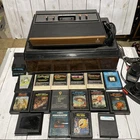 Vintage Atari CX- 2600 Video Game Console Lot  18 Games See Descrip & Photos