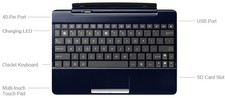 Keyboard Docking Station Asus TF300T-DOCK-BL Mobile Dock for TF300T Transformer