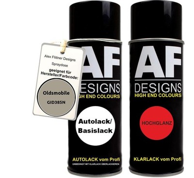 Autolack Spraydose Set  Oldsmobile GID385N Sandstorm Metallic Basislack Klarlack