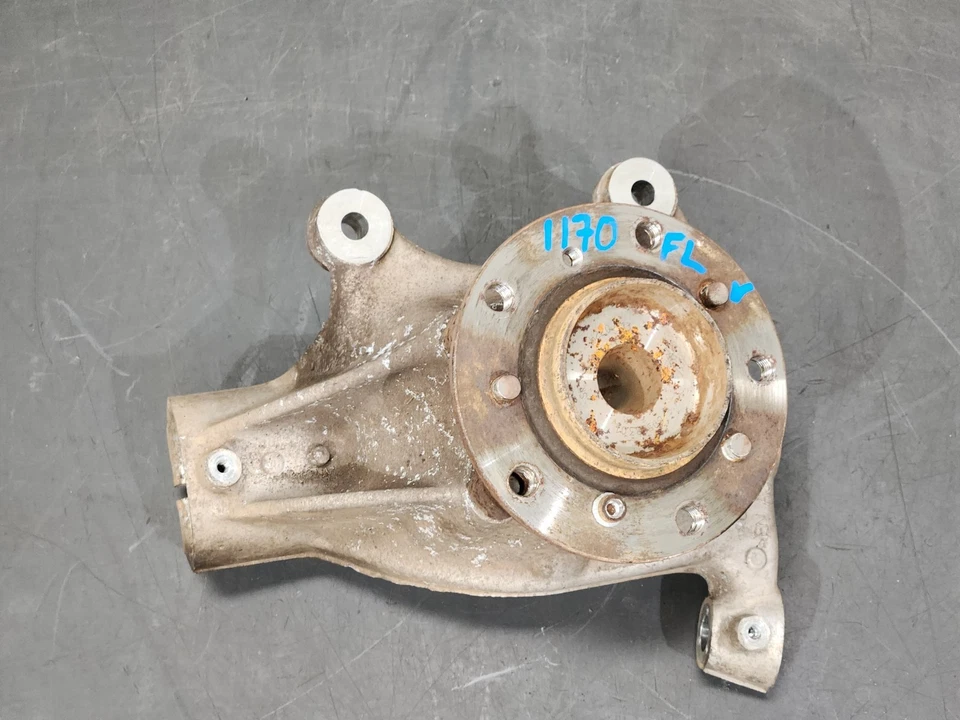 ✅08-13 OEM BMW E90 E93 M3 Buje de conductor delantero Husillo Nudillo Cojinete de rueda Portador Foto 4 de 4