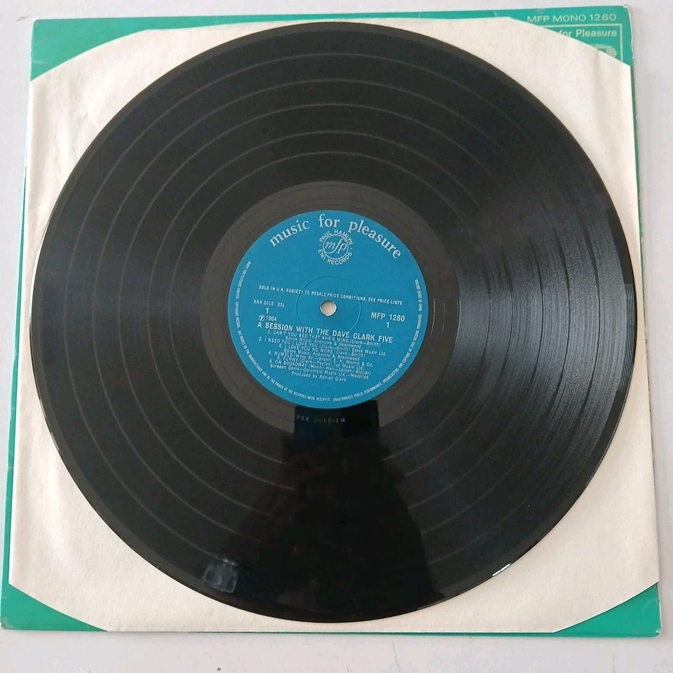 THE DAVE CLARK FIVE: A SESSION WITH VINYL ALBUM (MONO 1968) FREE UK DELIVERY - Image 4 of 4
