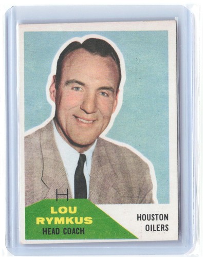 Lou Rymkus #80 1960 Fleer card