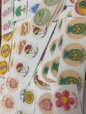 YOU CHOOSE: Scratch n Sniff Stickers by Wacky Whiffers - 3 stickers per strip