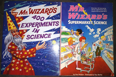 2 Book Set - Mr. Wizard's 400 Experiments in Science & Supermarket Science *READ