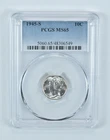 1945-S Mercury Dime MS65 PCGS Blue Label