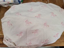 Pottery Barn Kids "Rainbow Unicorns" Queen Fitted Sheet