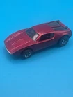 1970 Hot Wheels Redline AMX 2 Red /Rose W/ Black Interior  Vintage Great Shape
