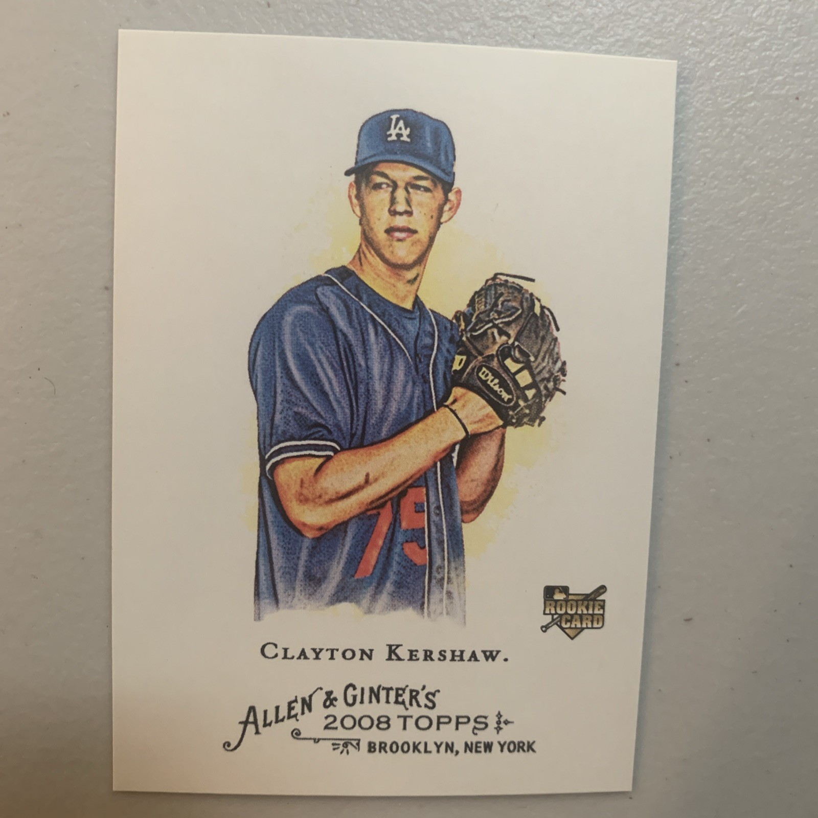 Clayton Kershaw 2008 Topps Allen & Ginter Rookie
