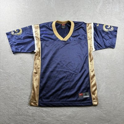 Nike NFL LOSANGELS Rams 91番 ユニフォーム古着 Vintage Nike St Louis Rams Blank Youth S 10 Blue Football Jersey