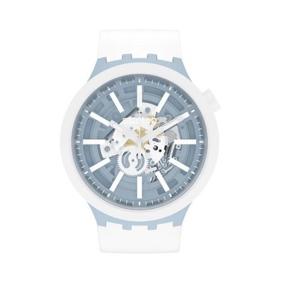 SWATCH BIGBOLD スウォッチ　ビッグボールド　ホワイト Swatch Big Bold Bioceramic Lacquered Unisex Watch Casual Plastic