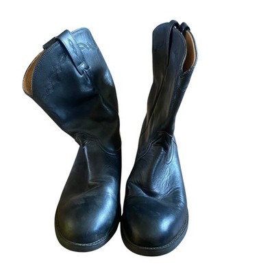 Ariat 35501 Black Leather Heritage Western Roper Western  display picture 1