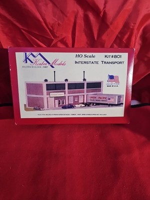 KORBER MODELS HO SCALE - INTERSTATE TRANSPORT BUILDING  KIT #801 NEW No Manual 