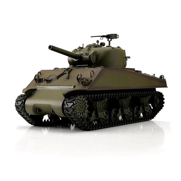 Heng Long 1:16 RC Panzer M4A3 Sherman GrüN Bb+Ir (Metallketten)-image