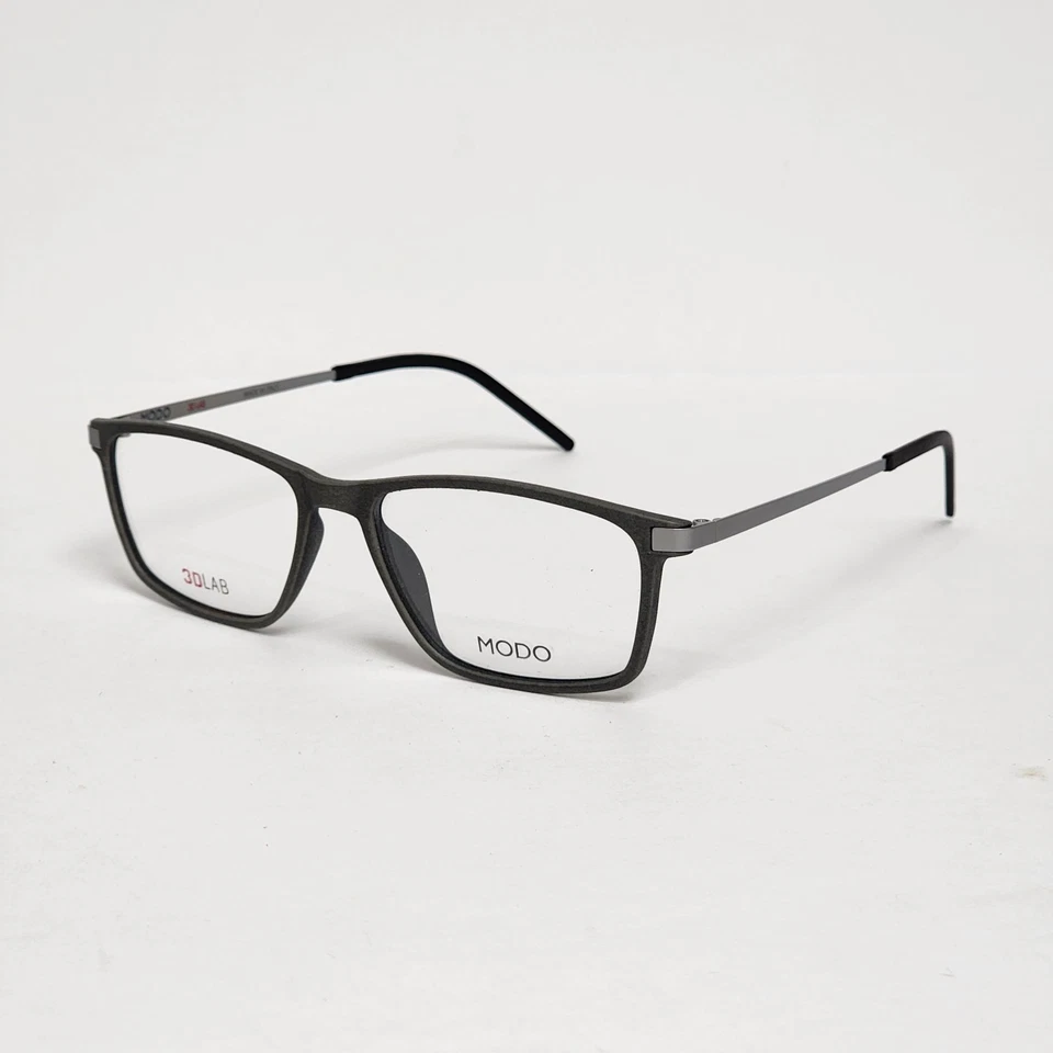 MODO GAMMA Unisex Ultra-Ligero 3D LAB Titanio Cuadrado Gafas en Oliva | 52mm Foto 2 de 4