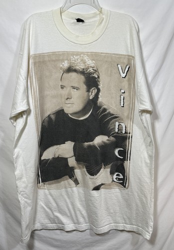 Vintage Vince Gill Country Music Superstar Oversized 3X T-Shirt Band Music Tee