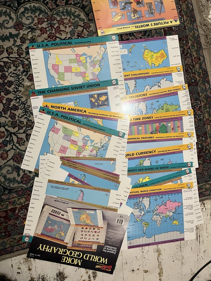 GeoSafari Electronic Learning Game EI-8700 Base Unit Only Works With Cards - Image 4 of 4