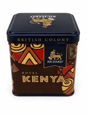 Richard Royal Tea Dose Royal Kenya British Colony Blechdose Teedose Metalldose