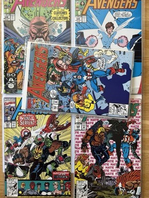Avengers Lot #339 343 Marvel Comics 1991 Complete Story Arc Lot   NM-/NM