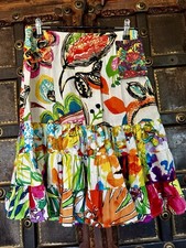 NWT Jams World Tropical Colorful Tiered "Indio" Hattie Skirt Sz S