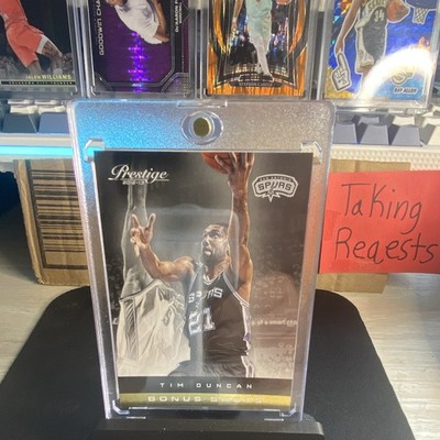 Panini 2012-13 Prestige Tim Duncan Bonus Shots #40 Spurs /249 Insert