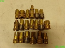 Qty 20: Pneumatic BRASS QUICK RELEASE FEMALE COUPLING- MIXED SIZES/ STYLES