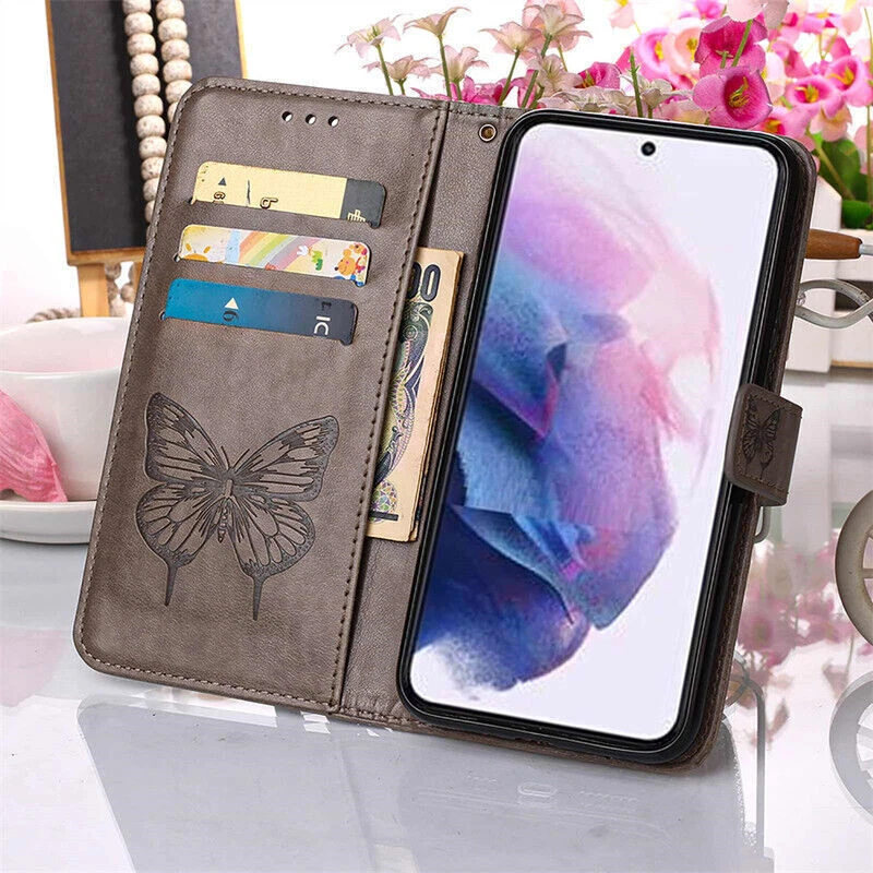 Butterfly Wallet Phone Case For Nokia HMD Fusion C02 C32 C10 G42 X10 G400 C22 - Image 4 of 4