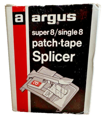 Vintage Argus Patch-tape Splicer Super 8/Single 8 Made In Japan