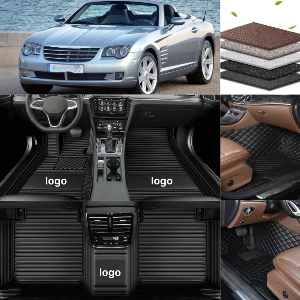 For Chrysler Crossfire 2004-2008 Car Floor Mats Custom Carpets Liners Waterproof - Imagem 2 de 4