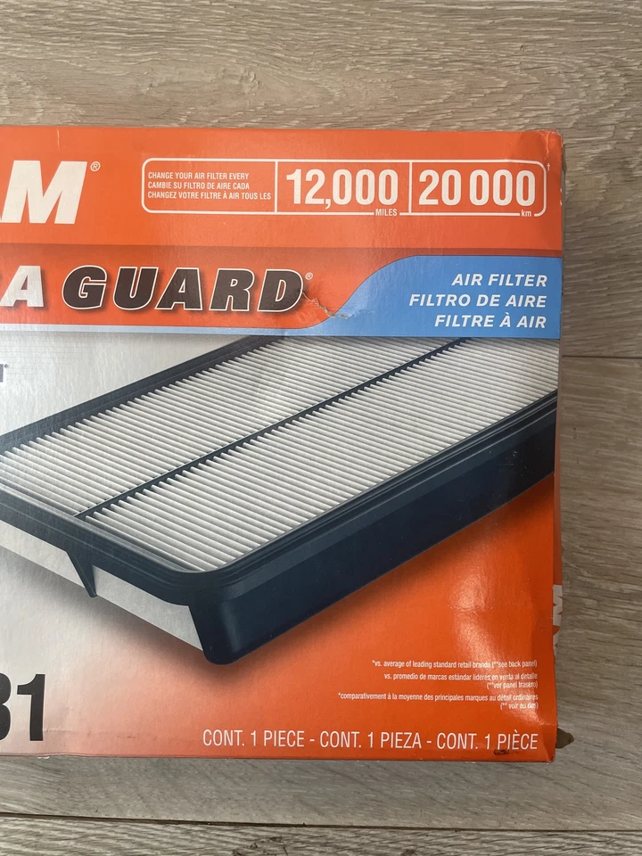 (CANTIDAD 2) MARCO EXTRA PROTECTOR FILTRO DE AIRE CA10881 Se adapta a Hyundai Azera Kia Cadenza 2017 Foto 2 de 4