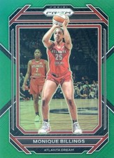 2023 Panini Prizm WNBA MONIQUE BILLINGS #62 GREEN PRIZM DREAM