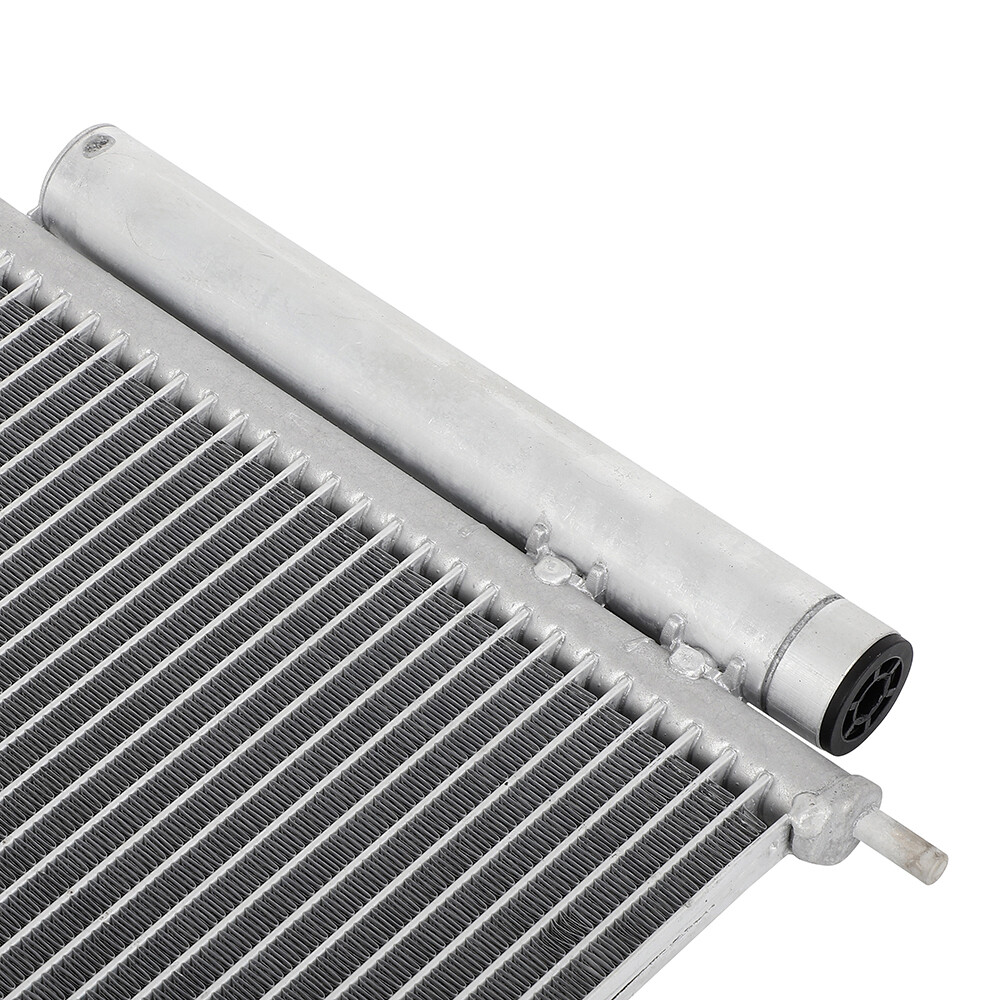 Dual Cooling Fan and Radiator Condenser Electric For 2003-2007 Honda Accord 2.4L