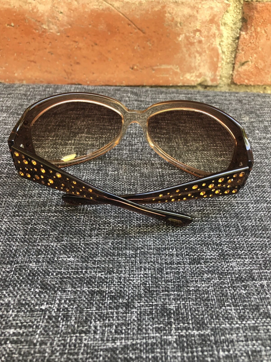 Oliver Peoples Isis Jeweled Sunglasses Made in Japan (RARE)