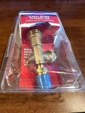 Camco 59113 Olympian 4-Port Brass Propane Tee Supply & Regulator