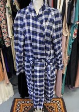 Authentic Vintage 1970s Plaid Robe