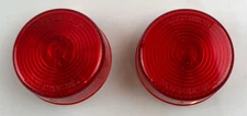 Triton 03533 Red 2 Inch Round Clearance Sidemarker Light - 2 Pack