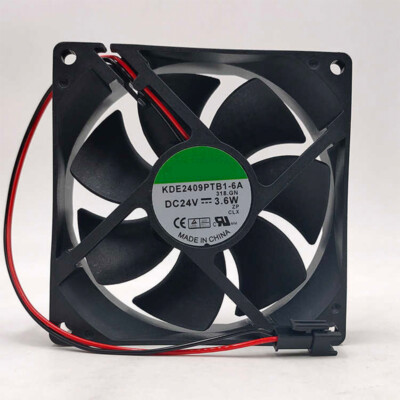 1PC For SUNON KDE2409PTB1-6A 3.6W 24V Cooling Fan 2-Pin 92*92*25