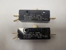 2 PCS -  Cherry Switch 0E1300E0 Pin Plunger SPDT  15A 250V 0E13-00E0