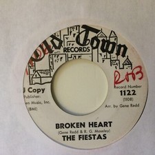 FIESTAS - BROKEN HEART - OLD TOWN PROMO 1122. VG++
