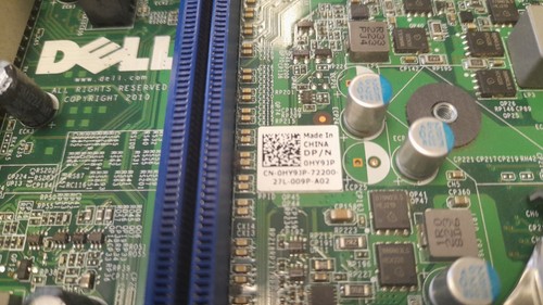 Carte mère Dell Optiplex 790 DT ref: 0HY9JP - Socket 1155 + CPU Core i5-2400 - Photo 2/2