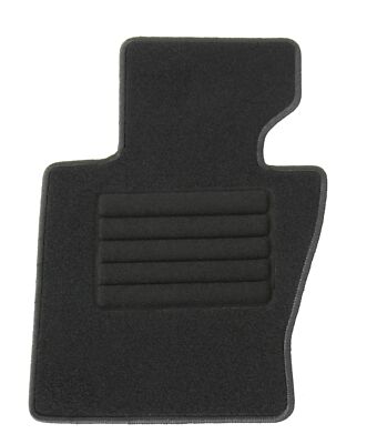 Fußmatte vorne links für BMW X3 E83 2004-2010 Autoteppich 100% Passform Schwarz