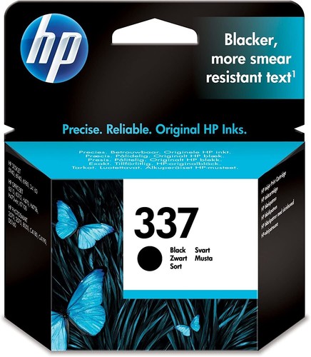 GENUINE 2025 / 2020 DATES HP337 BLACK / C9364EE INK CARTRIDGE – SENT QUICKLY - 第 1/1 張圖片