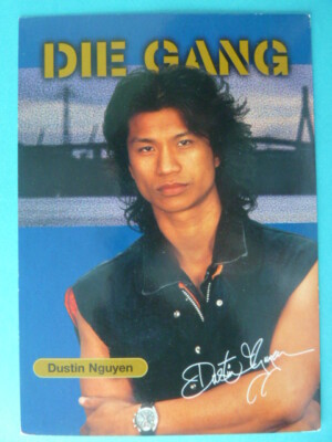 Dustin Nguyen, Das Erste Autogrammkarte Die Gang (Unterschrift gedruckt)
