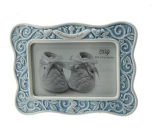 This is The Day Christened in Faith Blue Photo Frame